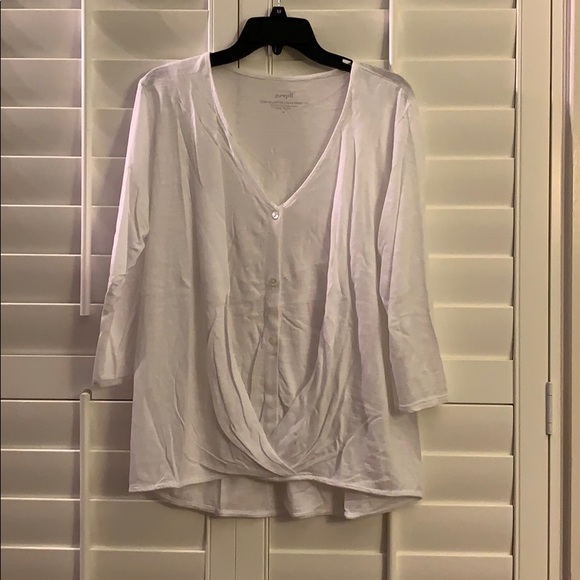 J Jill Tops Jjill White Cotton Cross Front Top Size M Poshmark J Jill Tops Jjill White Cotton Cross Front Top Size M Poshmark